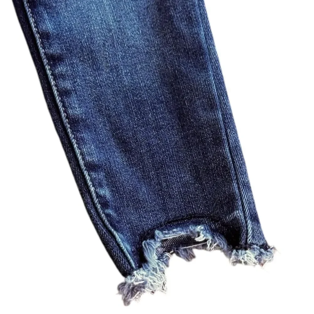Old Navy Girls 360 Stretch Adjustable Waist Blue Denim Rockstar Jeggings. 2. 2T.